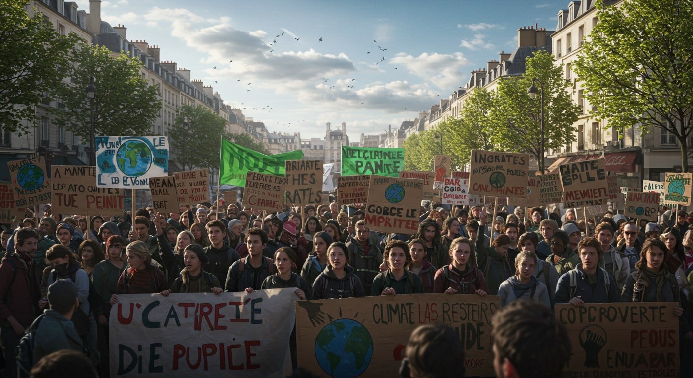 Des milliers de Français manifestent pour le climat et la justice sociale avant la COP30. Découvrez leurs revendications et l’élan pour un avenir durable.