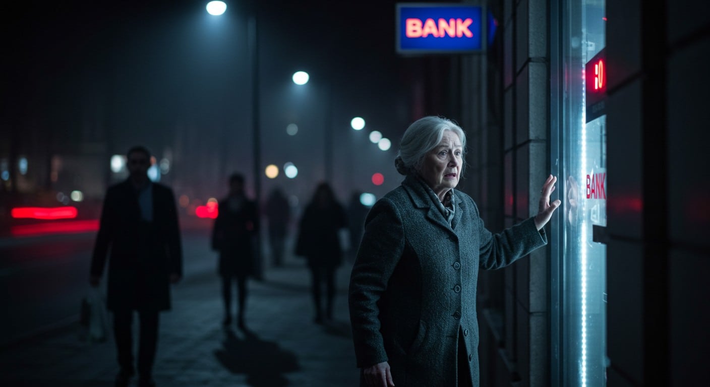 Une femme de 80 ans piégée dans une banque à 22h sans portable. Découvrez son calvaire, l’intervention des secours et les leçons à tirer.