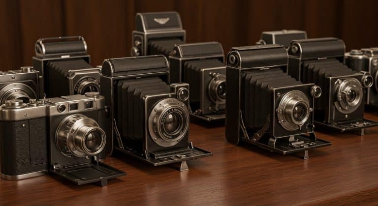 Collection D’appareils Photo Anciens Vendue Aux Enchères