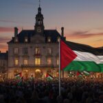 Corbeil : Drapeaux Palestiniens, Paix et Défi au Tribunal