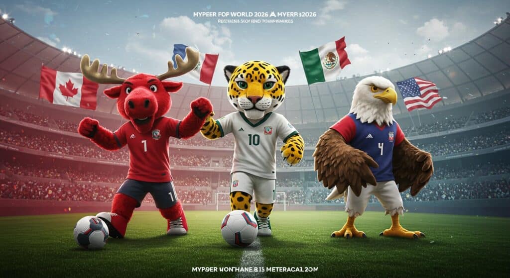 Coupe Du Monde 2026 : Découvrez Les Mascottes Des Pays Hôtes
