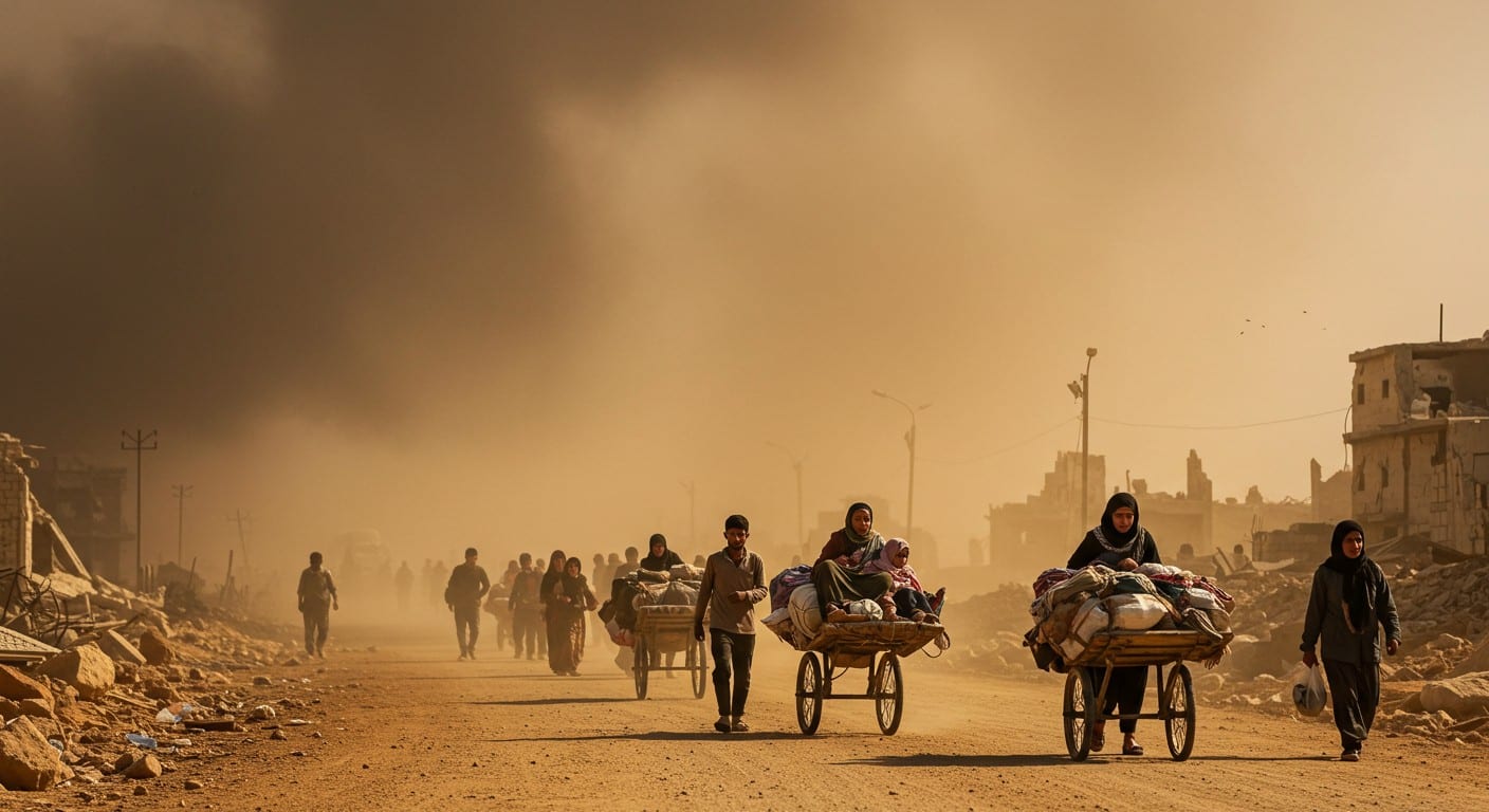 Fuyant Gaza sous les bombes, des milliers de Palestiniens racontent leur désespoir. Découvrez leurs témoignages et la réalité d’un conflit sans fin.