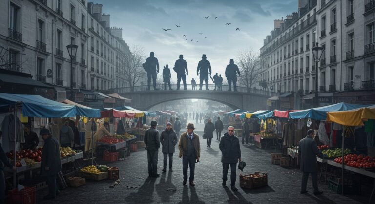 Crise à Paris : Le Marché de la Misère Porte Montmartre