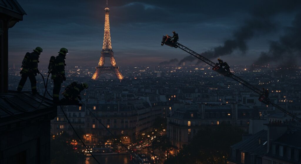 Crise sur le Toit : Sauvetage Dramatique à Paris