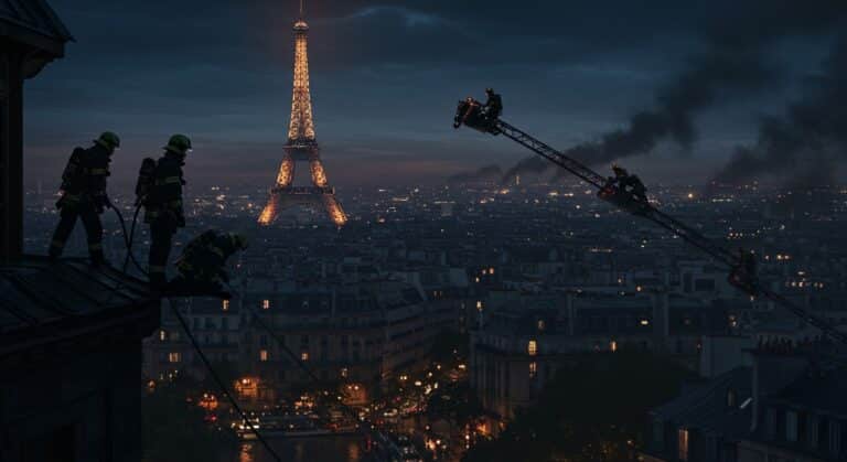 Crise sur le Toit : Sauvetage Dramatique à Paris