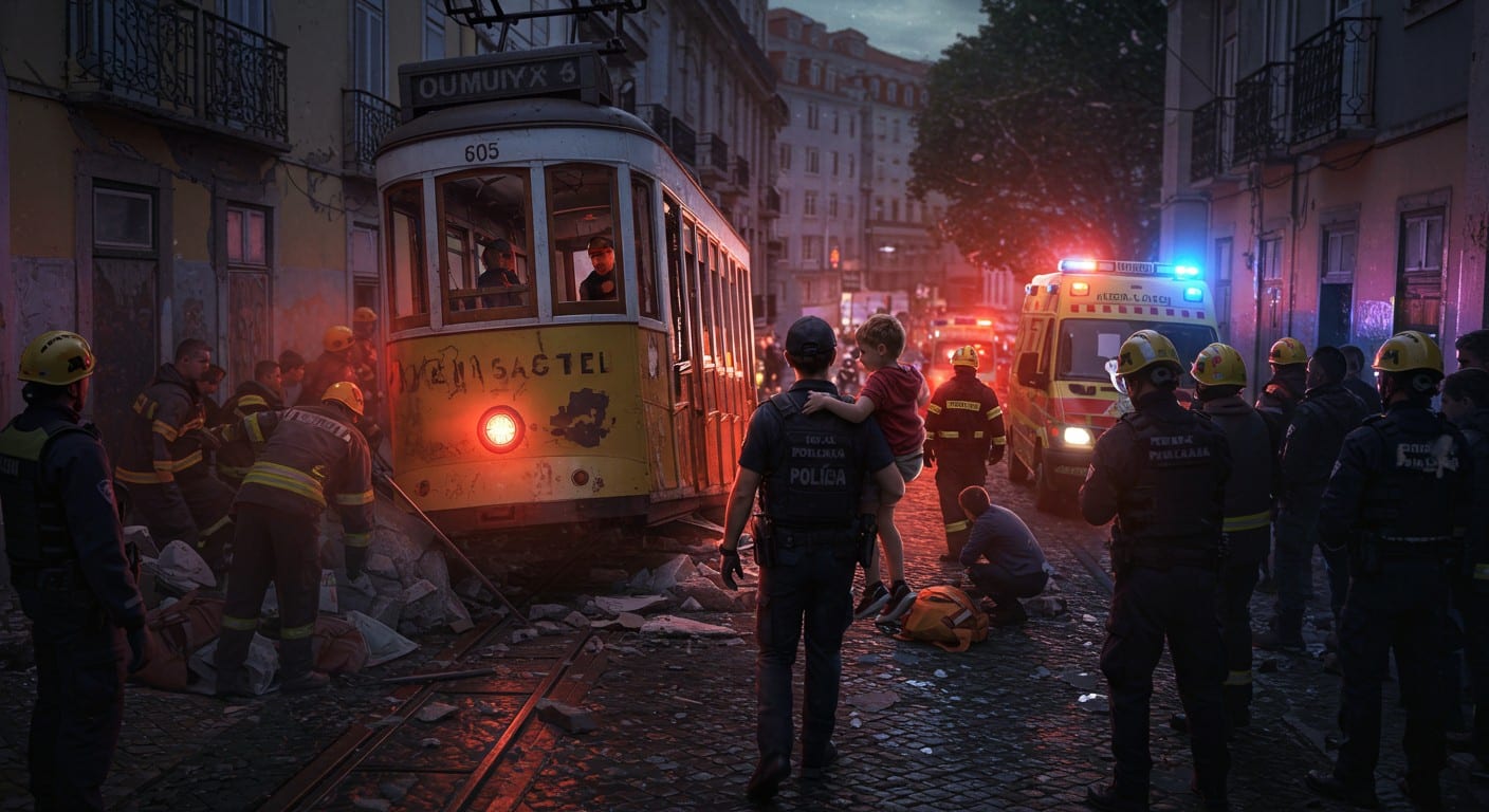 Un enfant de 3 ans survit au déraillement du funiculaire de Lisbonne. Son père, cru mort, est vivant. Drame, miracles et récits poignants dans cet accident tragique.