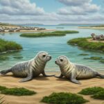 Deux Bébés Phoques Émerveillent l’Estuaire de l’Orne