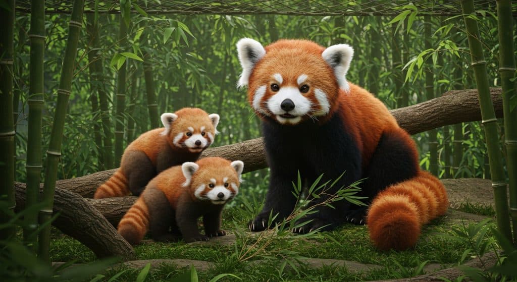 Deux Pandas Roux Nés à Paris : Une Première en 12 Ans