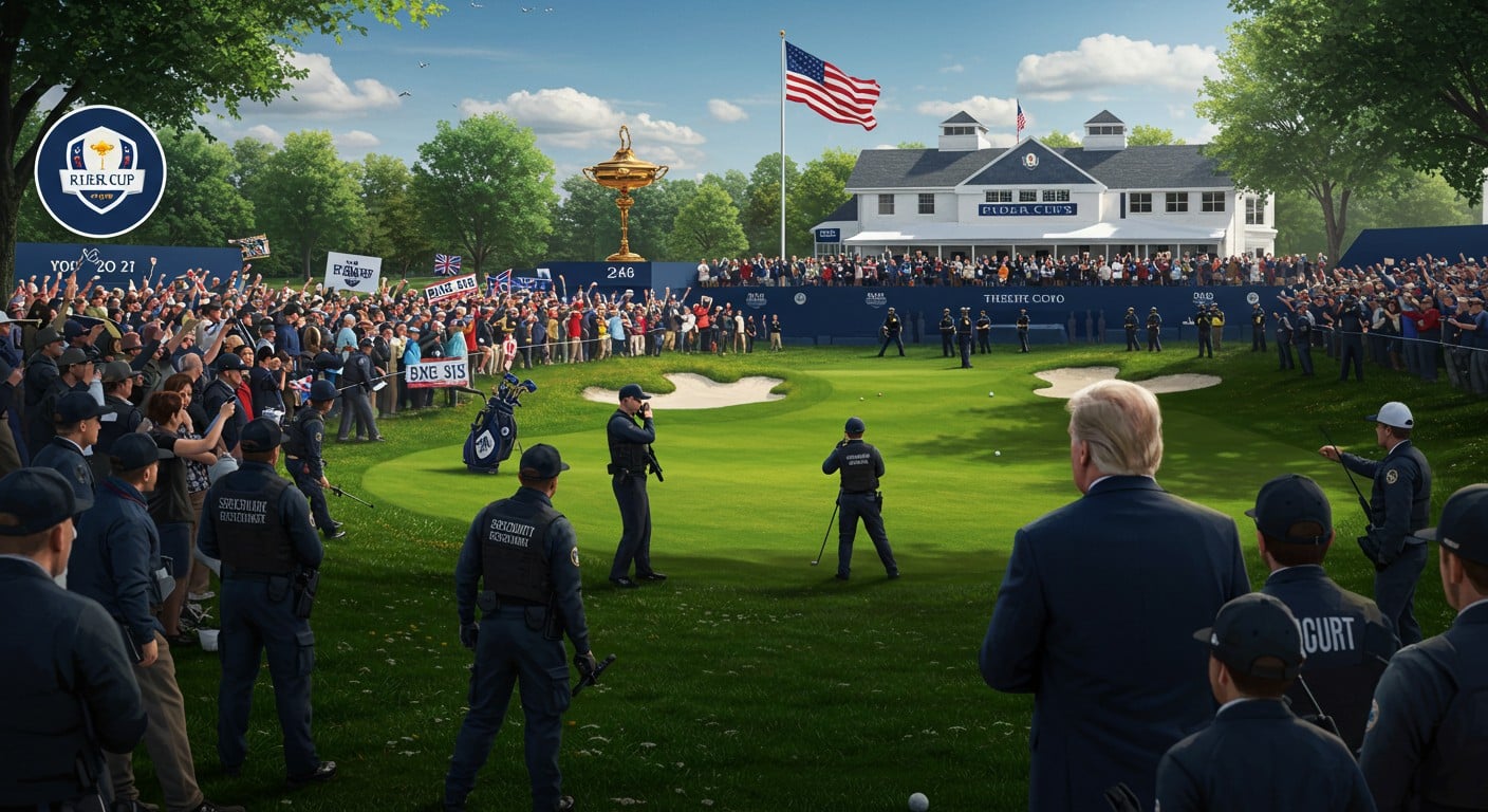 La présence de Trump à la Ryder Cup 2025 à New York promet chaos, sécurité renforcée et ambiance électrique. Découvrez comment cela impacte l'événement !
