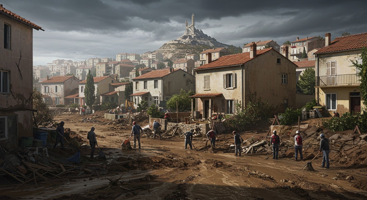Après un incendie dévastateur, l’Estaque à Marseille subit des inondations. Découvrez l’impact de ces catastrophes en chaîne sur les habitants.
