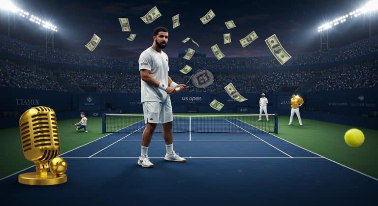 Drake Parie Gros Sur Jannik Sinner À L’US Open 2025