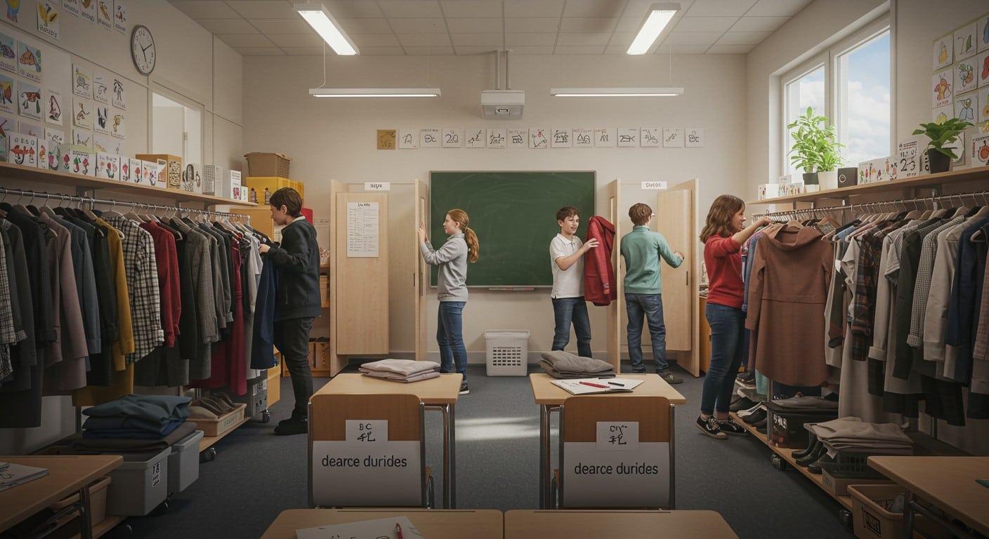 Un collège innove avec un dressing solidaire pour habiller tous les élèves dignement, luttant contre la précarité et la fast-fashion. Découvrez cette initiative !