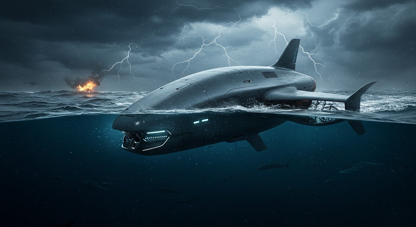 Le drone sous-marin Toloka, dévoilé par l'Ukraine, vise à frapper la flotte russe avec une portée de 2000 km. Découvrez son impact potentiel dans la guerre !