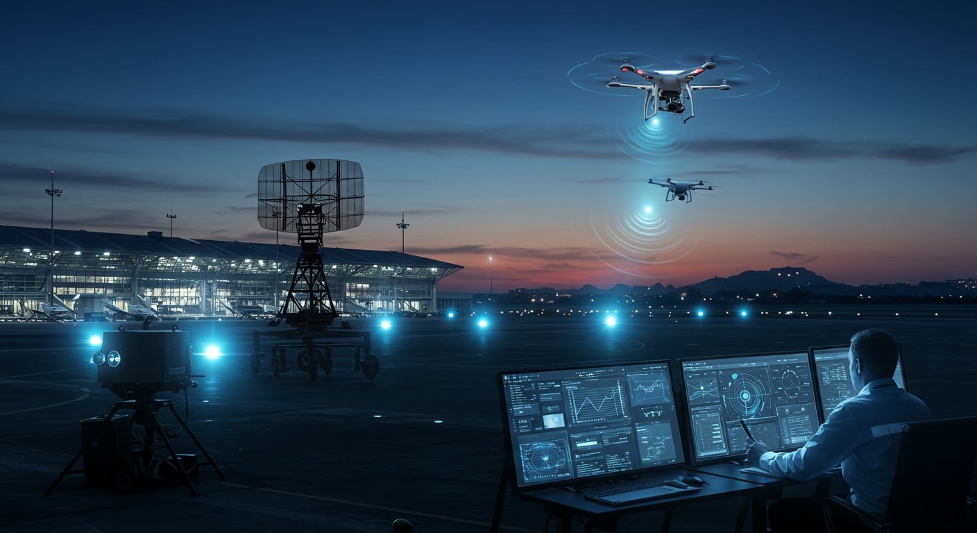 Comment les aéroports français luttent contre les drones : systèmes de détection, défis et solutions. Découvrez les enjeux de sécurité aérienne.