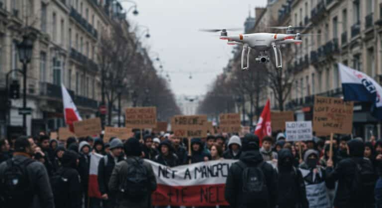Drones et Manifestations : Surveillance en Hausse