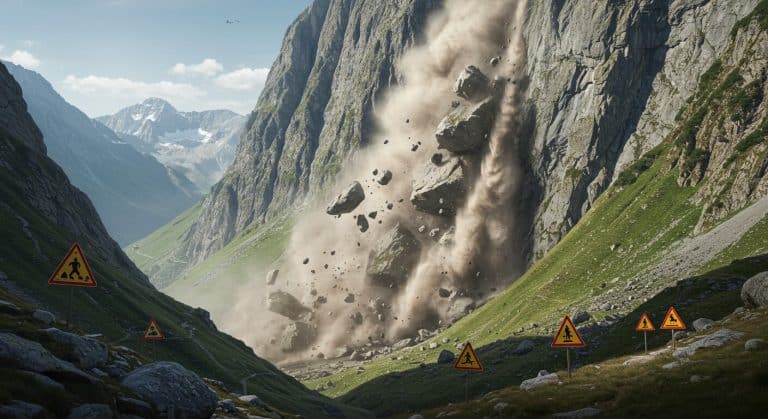 Éboulement Massif en Haute-Savoie : 12 000 m³ de Roche Dévalent