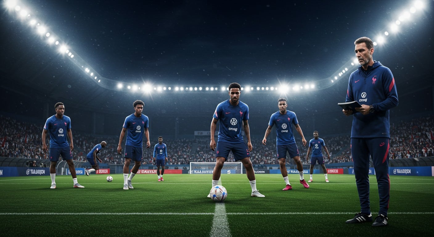 Deschamps aborde blessures, Ekitike, Rabiot et Akliouche avant les matchs de l'Équipe de France. Découvrez ses réponses et stratégies pour la Coupe du monde 2026 !
