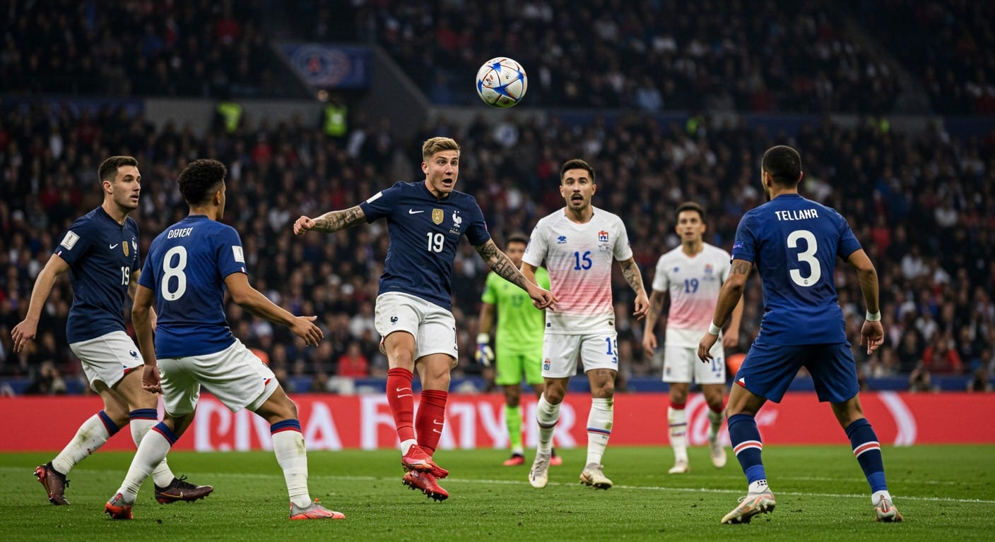 Découvrez la bourde monumentale de Michael Olise qui offre un but gag à l'Islande lors du match qualificatif France-Islande pour la Coupe du Monde 2026. Analyse et réactions en direct.