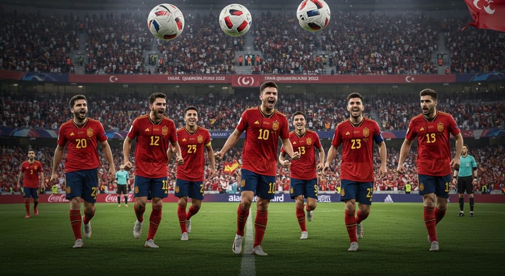 Espagne Humilie Turquie Qualifications Mondial 2026