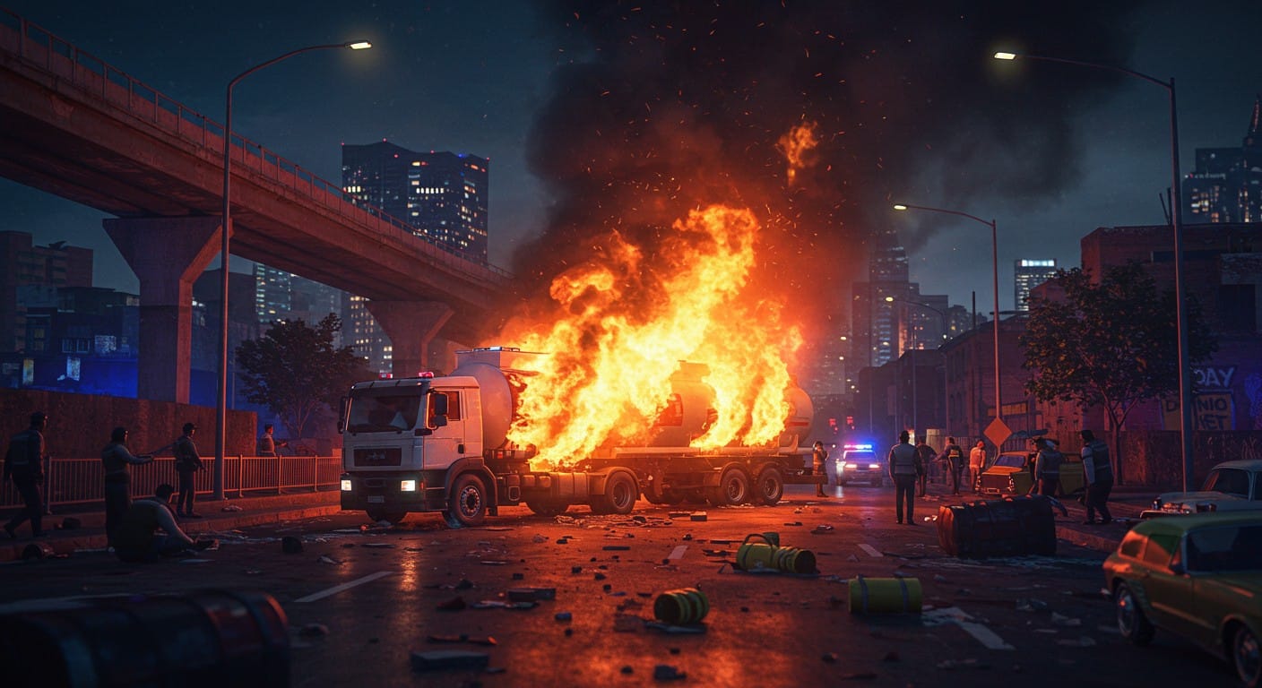 Explosion tragique d’un camion-citerne à Mexico : 4 morts, 90 blessés. Quelles causes et conséquences ? Découvrez les détails et les enjeux de cet accident.