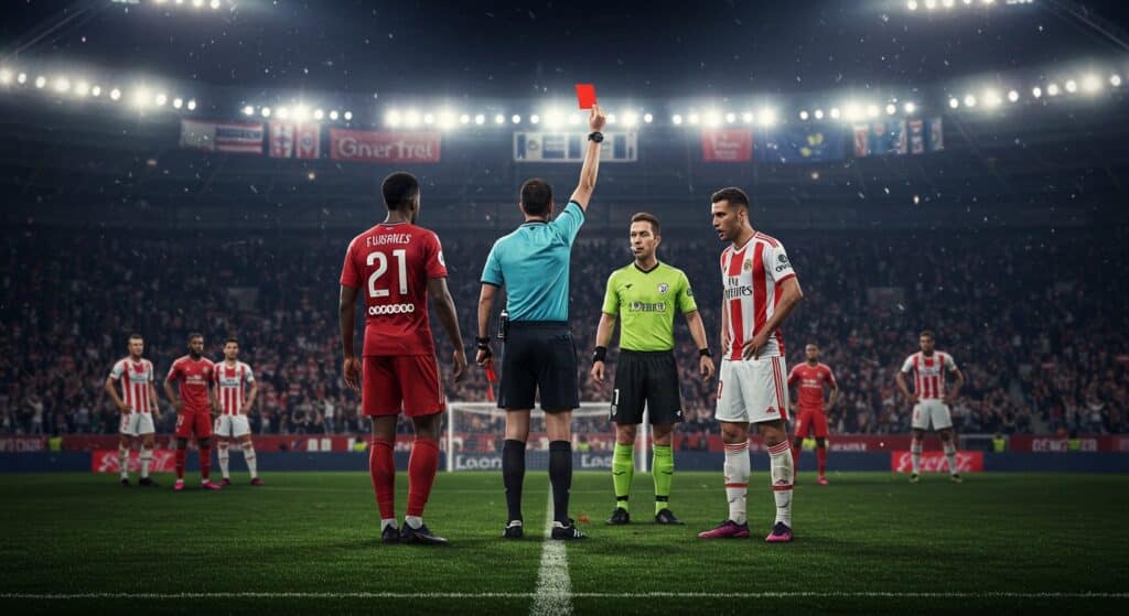 Expulsion Record en Ligue 1 : Un Début de Match Explosif