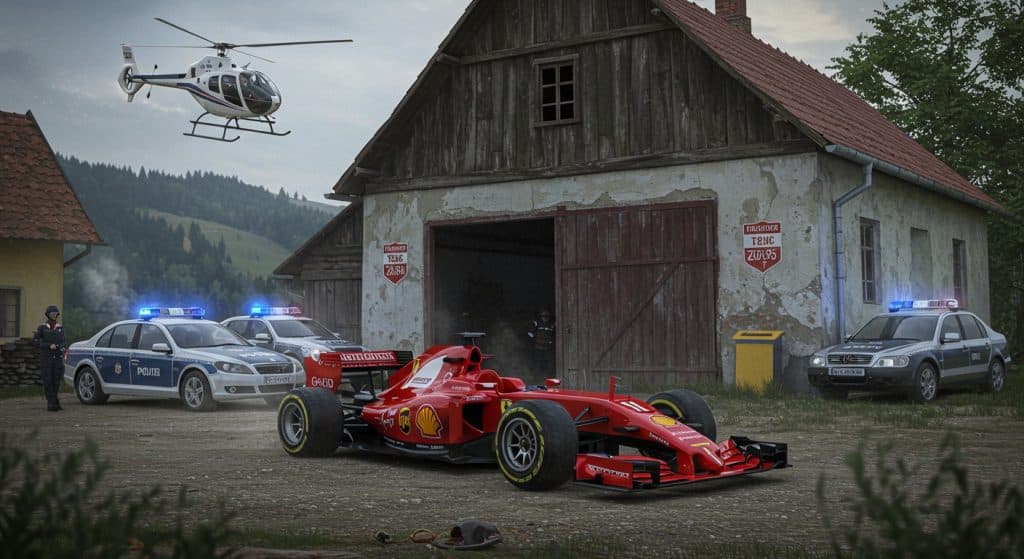 F1 Fantôme Arrêtée : Course Folle sur Autoroute Tchèque