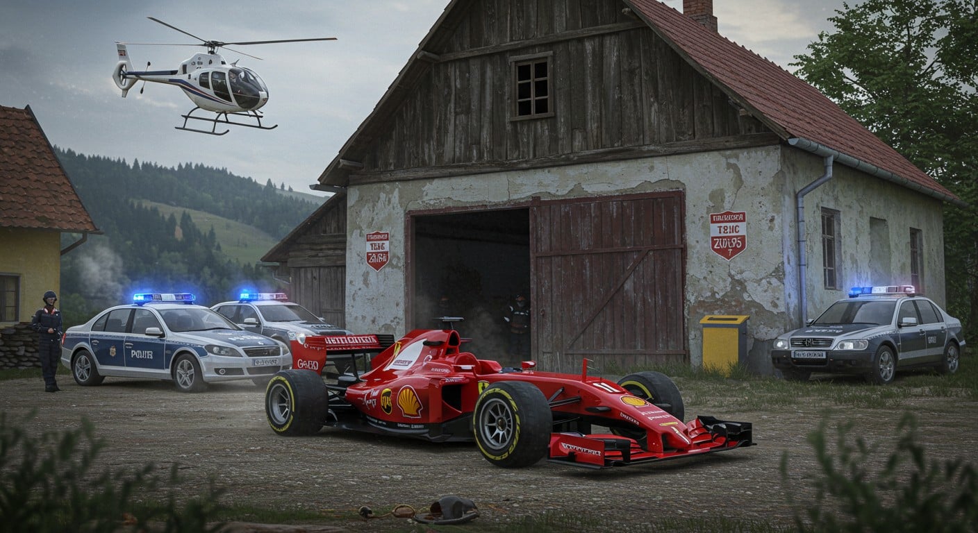 Un pilote audacieux, une voiture de course sur autoroute, une traque policière : découvrez l’histoire captivante de la F1 fantôme arrêtée en République tchèque.