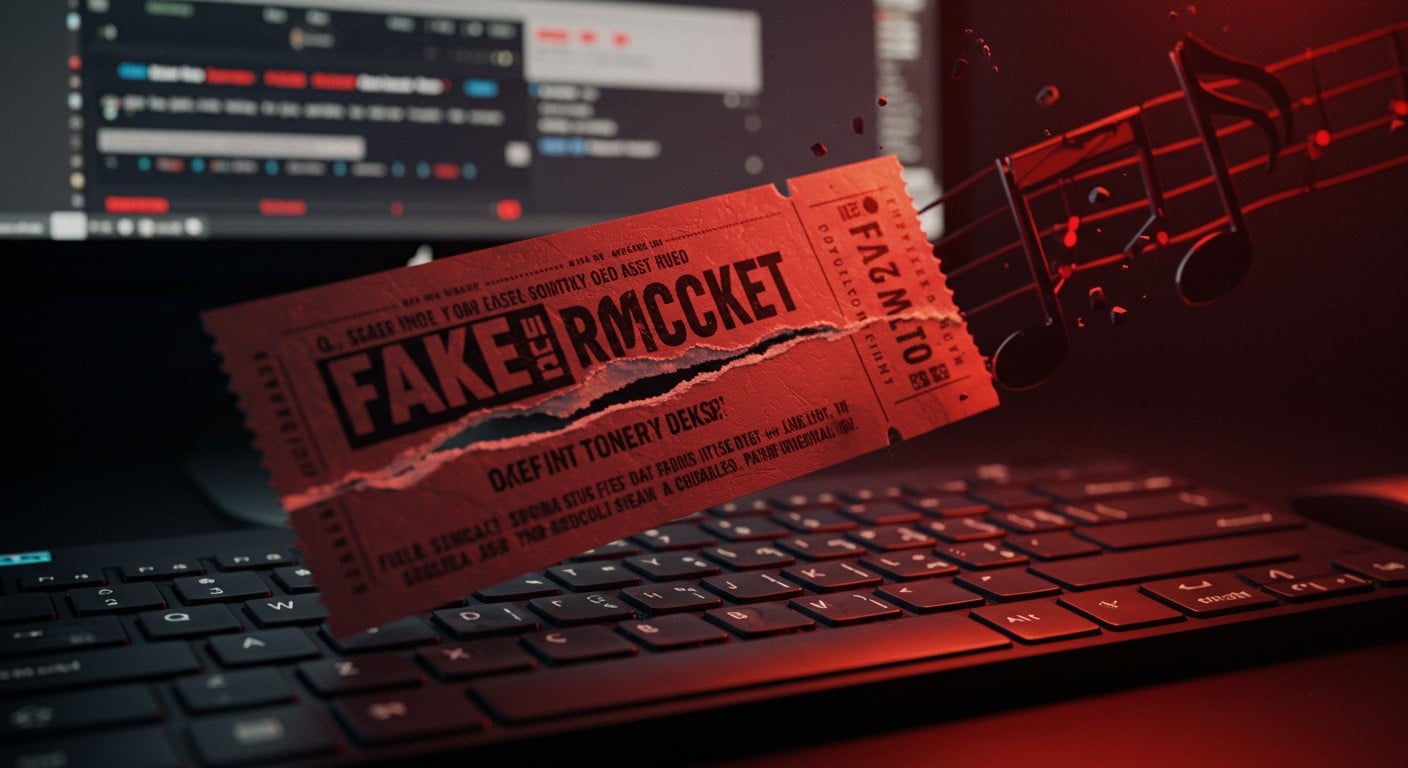 Attention aux faux billets de concert ! Découvrez comment repérer les arnaques et protéger votre argent face aux escroqueries en ligne.