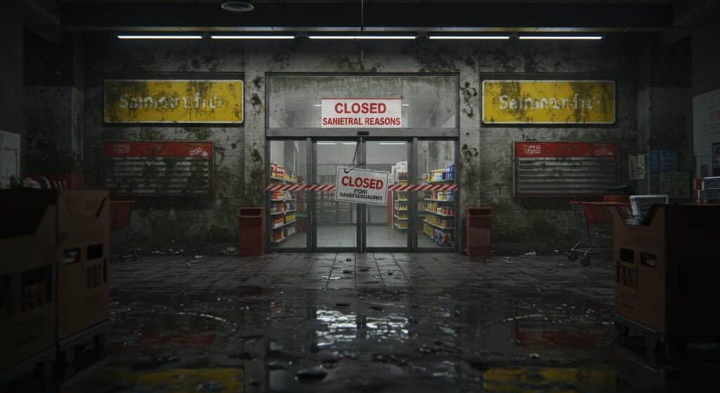 Fermeture d’un Supermarché à Clermont-Ferrand : Hygiène en Cause