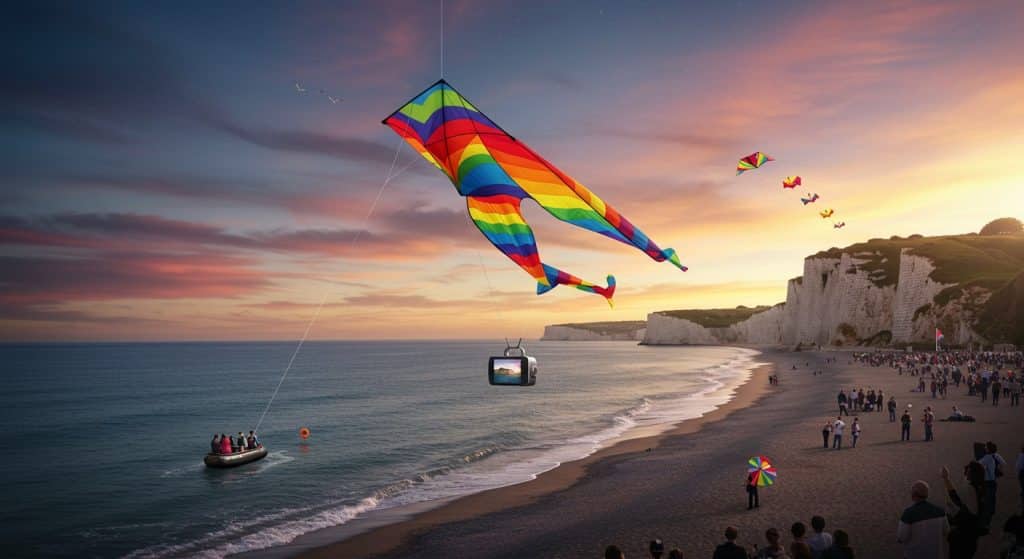 Festival de Cerfs-Volants : Poésie et Photos Aériennes