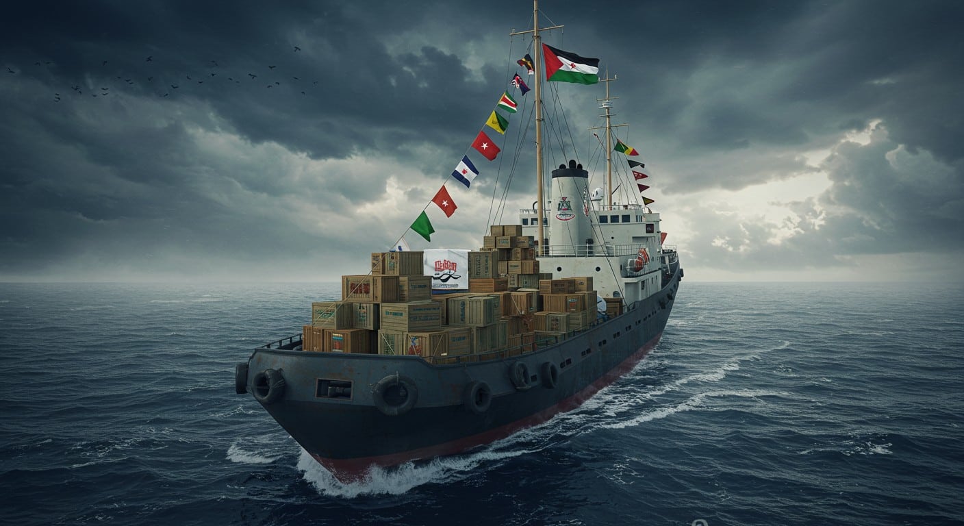 La flottille pour Gaza défie le blocus israélien. Quels enjeux humanitaires et diplomatiques ? Découvrez les tensions et les appels à l’action.