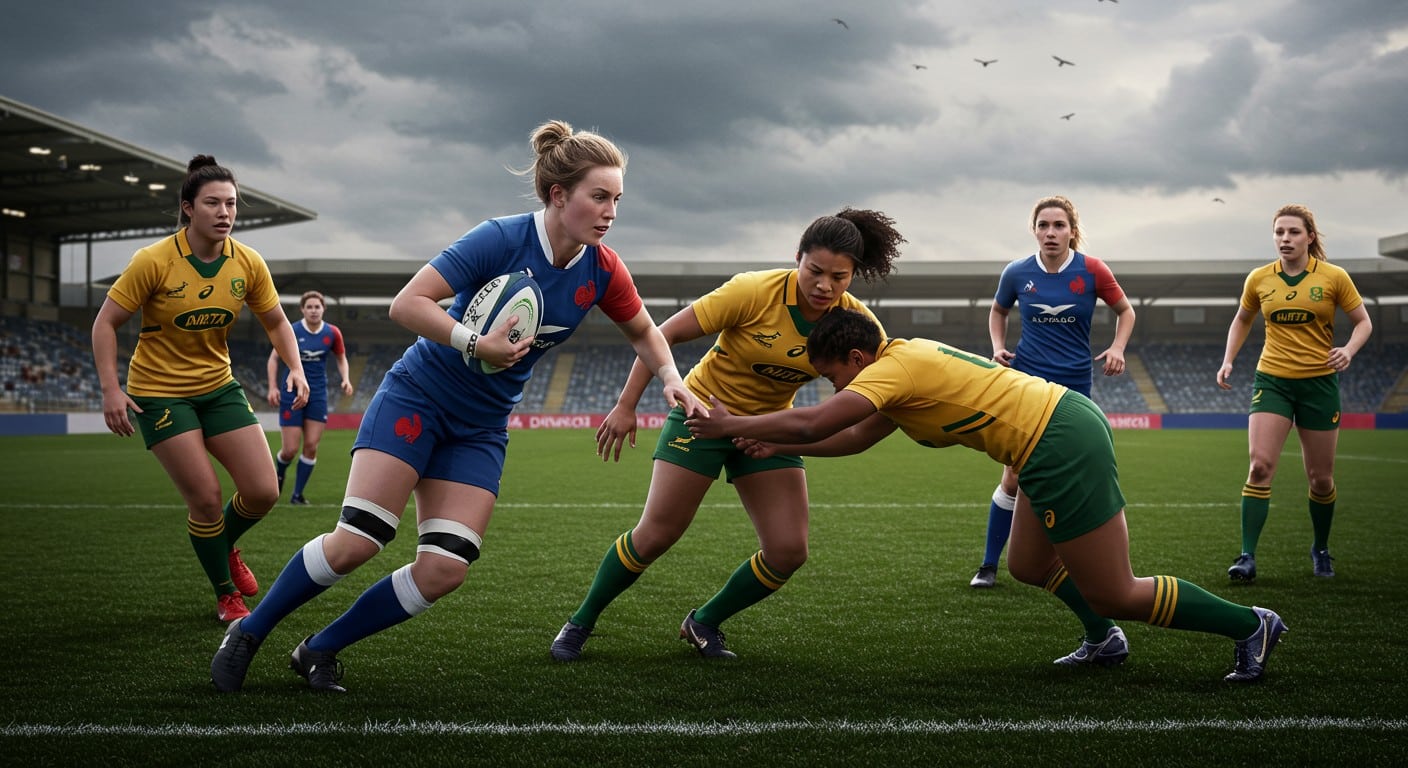 Les Bleues affrontent l’Afrique du Sud au Mondial de rugby 2025 pour sécuriser la première place de leur poule et éviter la Nouvelle-Zélande en quarts.