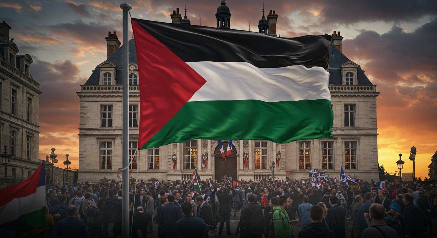 Le drapeau palestinien sur les mairies françaises : un débat brûlant en 2025. Découvrez les enjeux politiques et les réactions suscitées par cette demande.