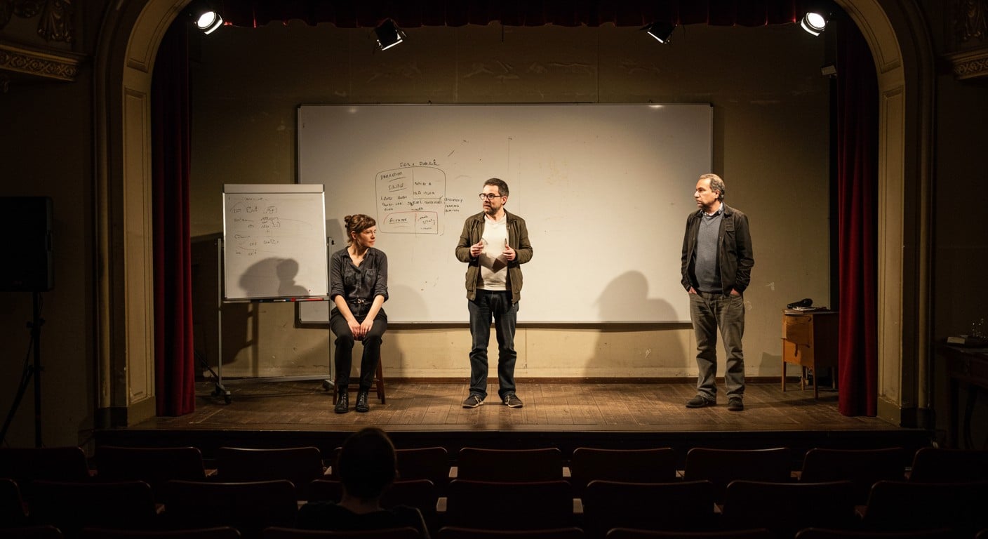 François Morel et ses comparses des Deschiens brillent dans "Art" de Yasmina Reza, une comédie sur l’amitié au théâtre. Découvrez cette pépite !