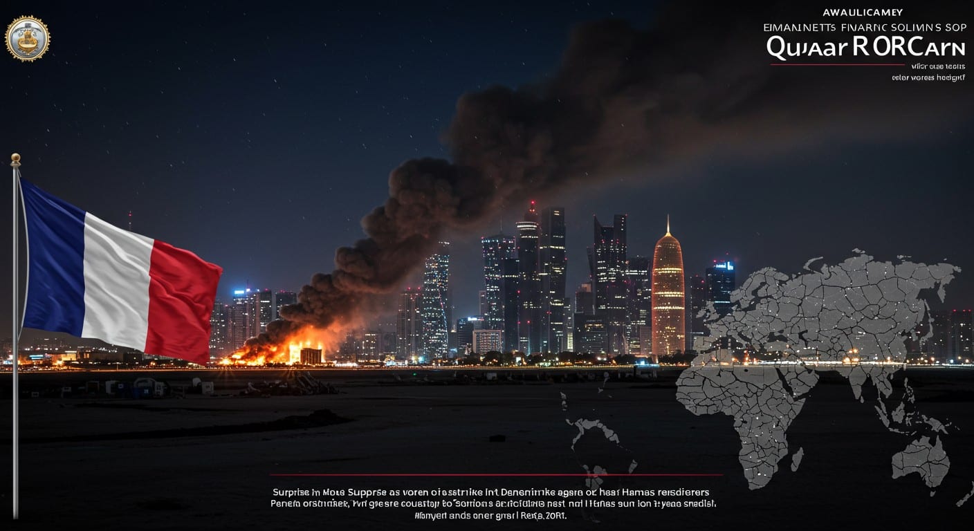 Découvrez la condamnation ferme d'Emmanuel Macron face aux frappes israéliennes au Qatar contre le Hamas. Analyse des tensions au Proche-Orient et risques d'escalade régionale. Une affaire qui bouleverse la diplomatie.