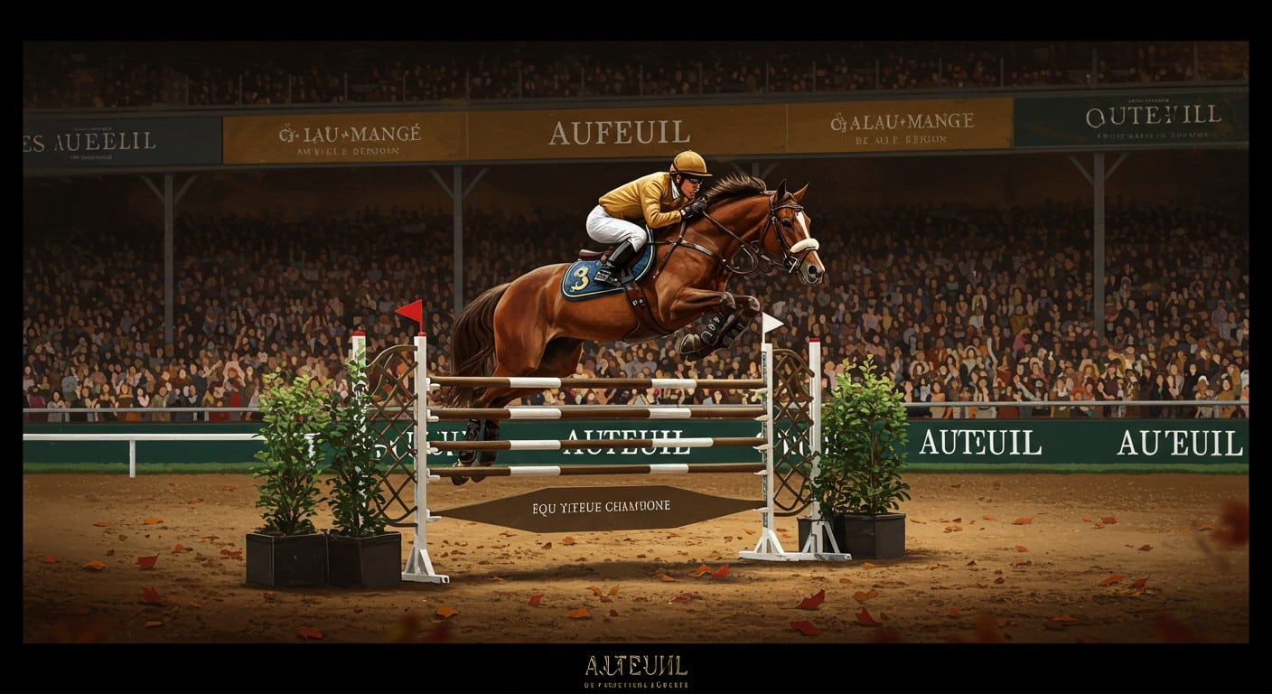 Gallipoli domine Losange Bleu lors du Prix de Compiègne à Auteuil. Découvrez l’exploit et les enjeux des courses hippiques automnales !