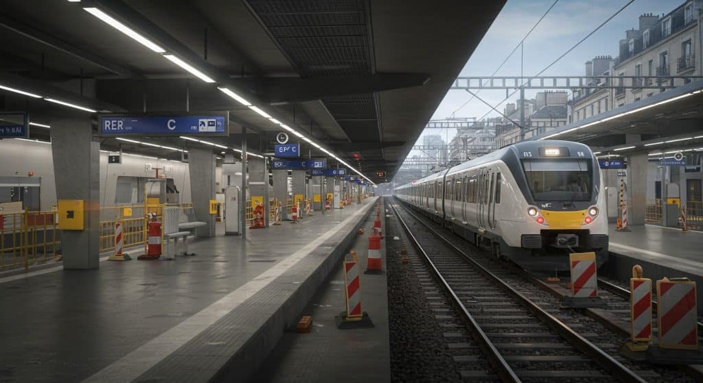 Gare d’Issy : RER C Vers Versailles, Retard Jusqu’en 2026