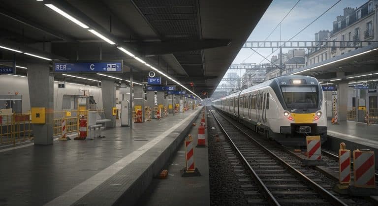 Gare d’Issy : RER C Vers Versailles, Retard Jusqu’en 2026