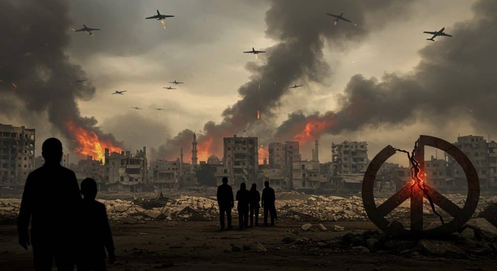 Gaza : Frappes Aériennes et Crise Humanitaire en 2025