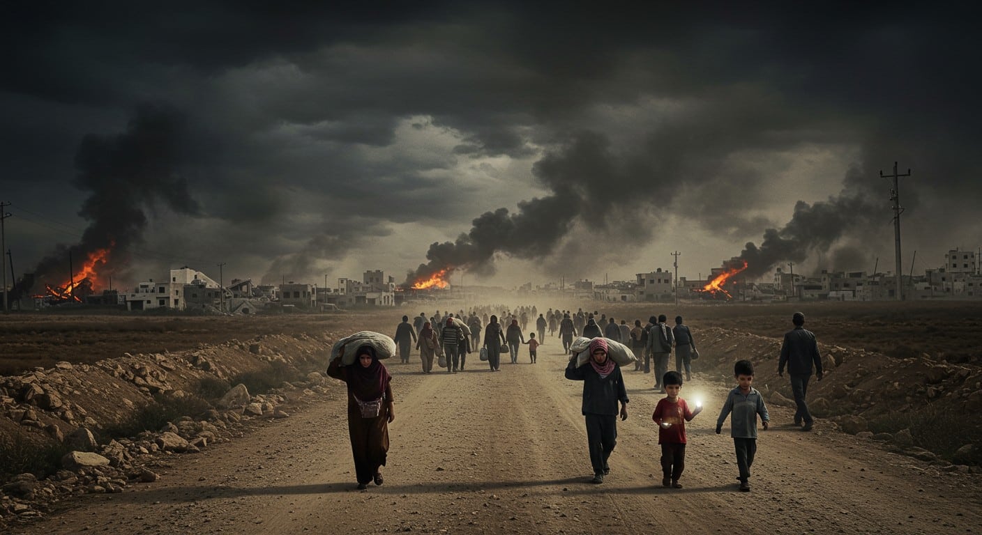 Israël ouvre une route temporaire à Gaza pour l’évacuation des civils en pleine offensive. Quelles implications pour les habitants ? Découvrez l’analyse.
