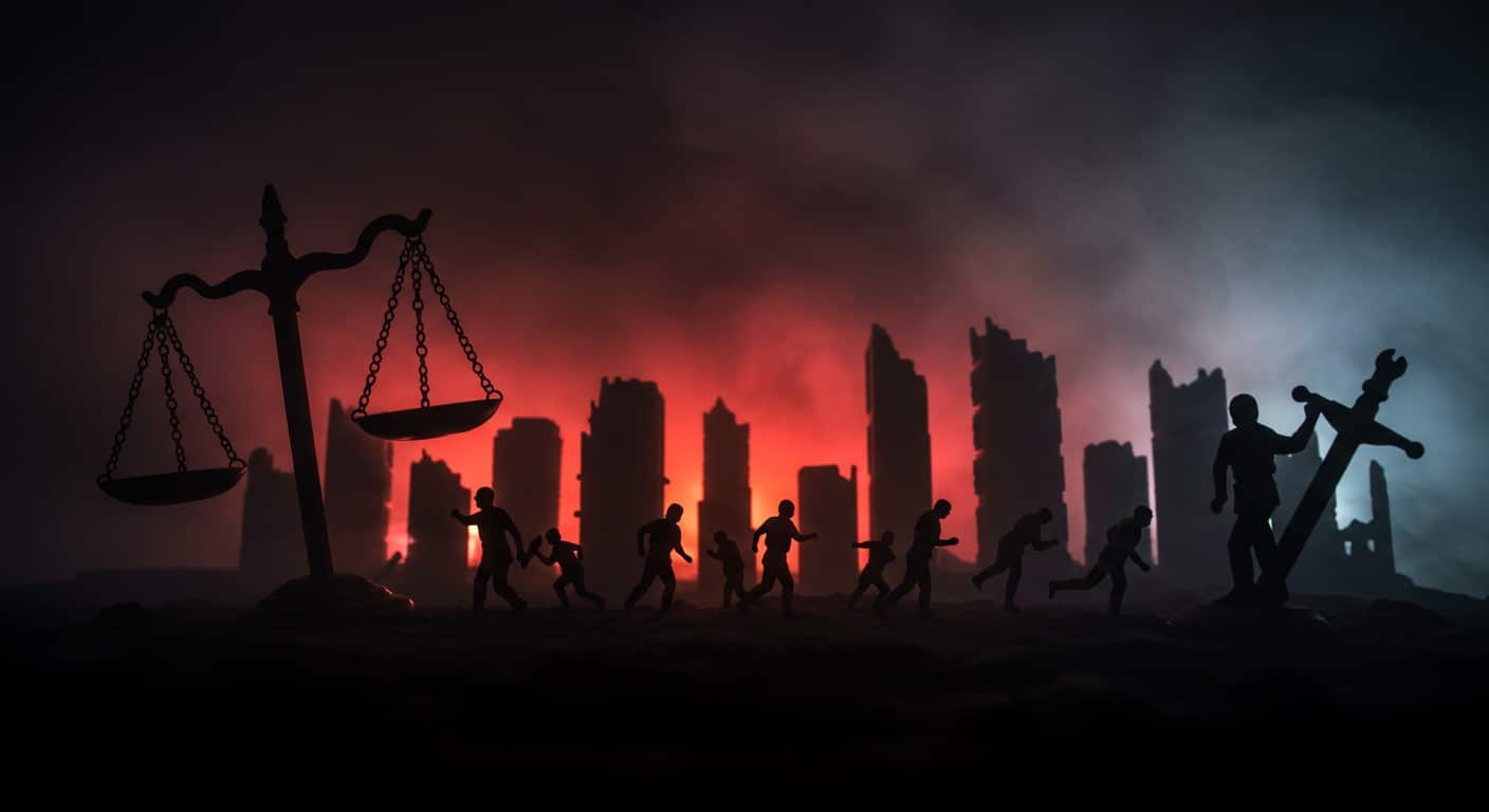 Explorez les termes comme génocide, crimes de guerre et urbicide pour qualifier les événements à Gaza. Une analyse humaine et captivante.