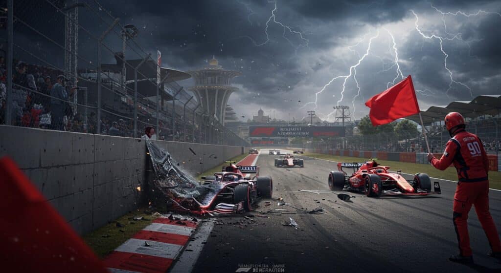 GP d’Azerbaïdjan 2025 : Chaos et Drapeaux Rouges en Qualifications