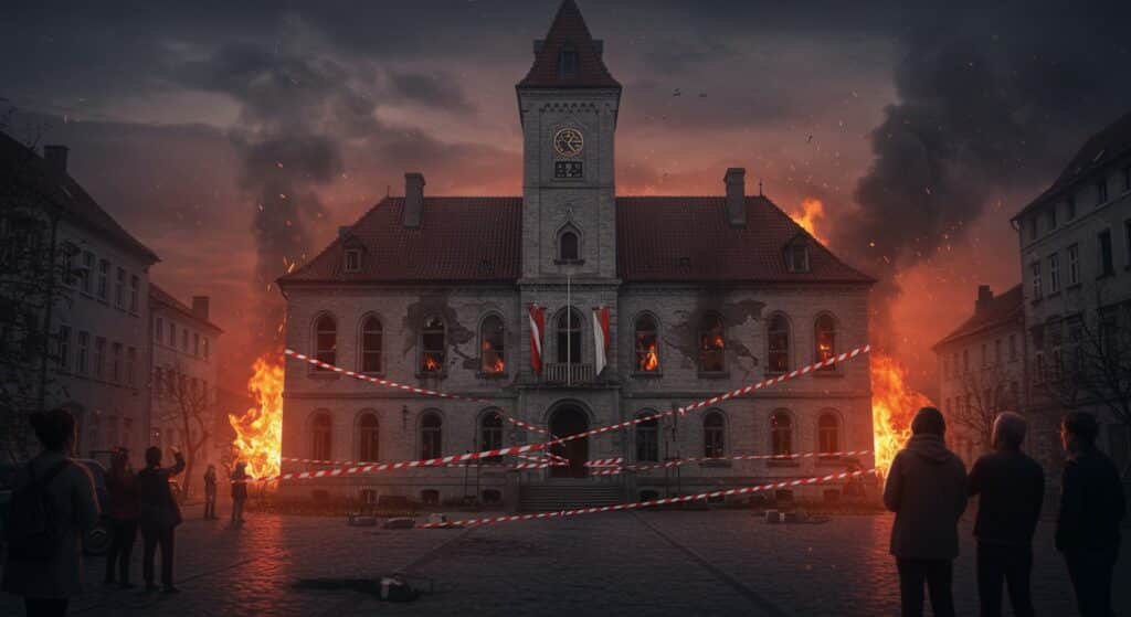 Grand-Couronne : Incendie Volontaire de la Mairie Sous Enquête