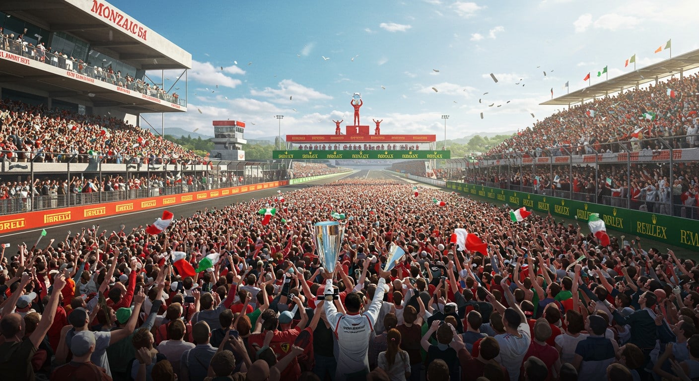 Revivez la victoire éclatante de Max Verstappen au GP d’Italie 2025 à Monza, marquée par une foule en délire. Découvrez les moments forts et les enjeux !