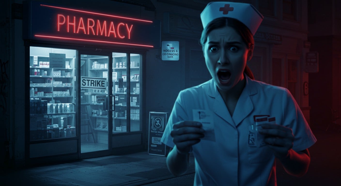 Une grève des pharmacies laisse une infirmière sans sédatifs pour un patient mourant. Découvrez ce drame humain et les failles du système de santé.