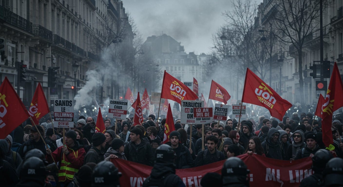 Grève massive le 18 septembre : 800 000 manifestants, transports à l'arrêt, tensions. Découvrez les enjeux et impacts de cette mobilisation historique.