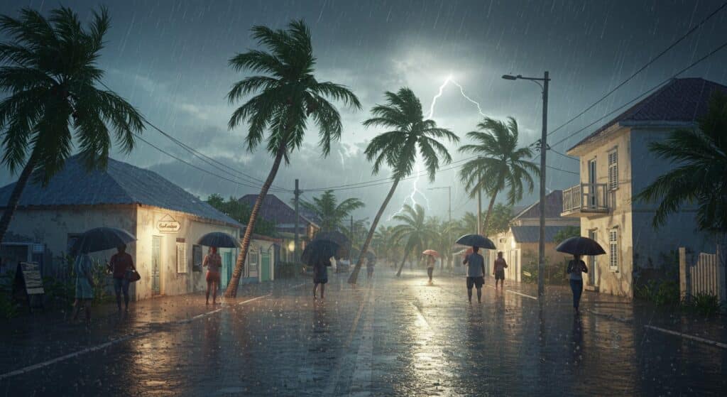 Guadeloupe : Pluies Diluviennes et Vigilance Orange