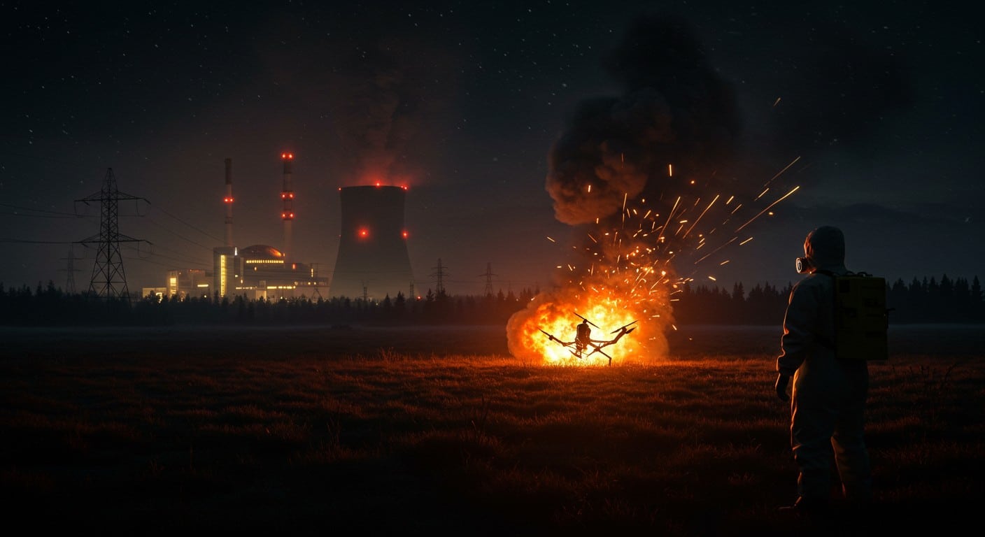 Une explosion de drone à 800m d’une centrale nucléaire ukrainienne ravive les craintes d’un accident. Découvrez les risques et les enjeux pour la sécurité mondiale.
