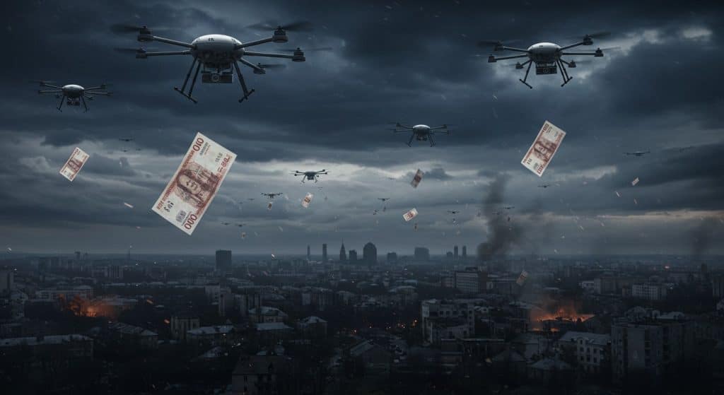 Guerre en Ukraine : Des Drones Russes Sèment la Propagande
