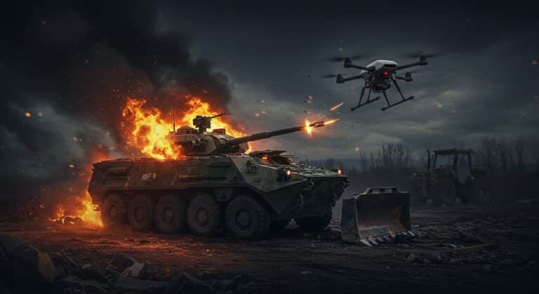 Guerre en Ukraine : Le Blindé Russe IMP-3M Détruit par Kiev